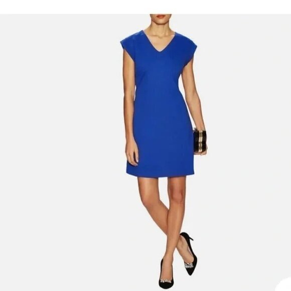 kate spade Dresses & Skirts - Kate Spade New York Ponte Knit A-line V-Neck Exposed Back Zip Dress Size 2